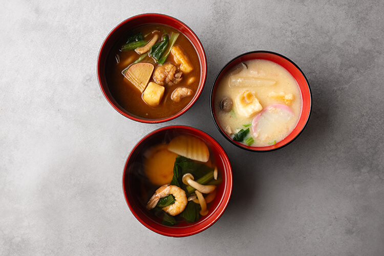 三重県 株式会社紀伊長島 村田明彦シェフ監修 三が日楽しめる３種のお雑煮セット、村田明彦シェフ監修 具沢山！2種の冷製餡かけセット